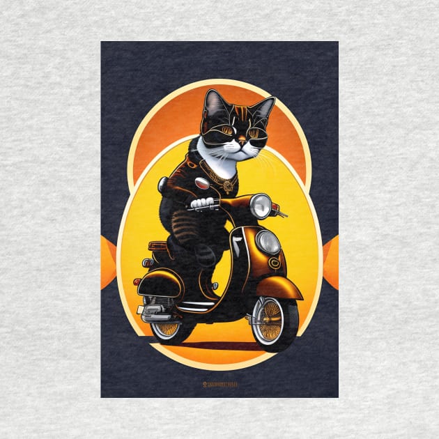 Felix the Cat with sunglasses by Fun and Cool Tees